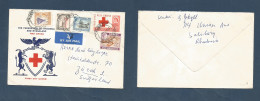 BC - Rhodesia. 1963 (9 Sept) SR Causeway - Switzerland, Zurich. Red Cross Illustr Multifkd Envelope. XSALE. - Autres & Non Classés