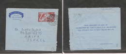 BC - Nigeria. BC Nigeria Cover - 1970 Sokoto To Israel Airlettersheet Used Scarce Circulation XSALE. - Sonstige & Ohne Zuordnung