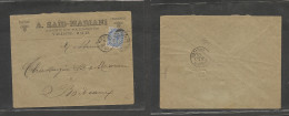 BC - Malta. BC Malta Cover - Valetta To Bordeaux France Sngle 2.5d Blue Fkd Env, Tied Cds Grill, Vf XSALE. - Autres & Non Classés