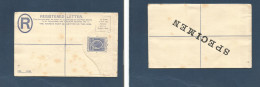 BC - Kenya. C.1925. KUT 50c Blue Mint Stationary Exceptional Envelope, SPECIMEN. VF. XSALE. - Autres & Non Classés