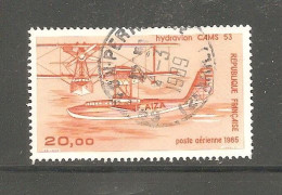 FRANCE -1987. Hydravion CAM 53. Y&T PA N°58B - 20f.orange. Oblitéré. Impression Fine. Papier Couché Azurant. TB - 1960-.... Gebraucht