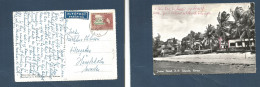 BC - Kenya. 1959 (9 Dec) Ukundi - Sweden, Hasslcholm. Air Single 65c Stamps Fkd Hotel Photo Card. VF Usage + Origin. XSA - Other & Unclassified