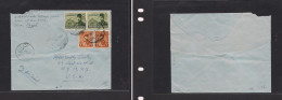 EGYPT. Egypt - Cover - 1949 Cairo To USA NY Air Mult Fkd Env Fine. Easy Deal. XSALE. - Other & Unclassified