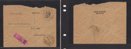 EGYPT. Egypt - Cover - 1928 Cairo Local Regst Diplomatic German Embassy Env Interesting. Easy Deal. XSALE. - Other & Unclassified
