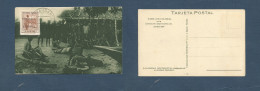 E-GUINEA. 1932 (9 Aug) Sta. Isabel. TP Tempra Poblado Balengue Prefranqueada. XSALE. - Otros & Sin Clasificación