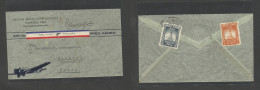 ECUADOR. C. 1938. Guayaquil - Switzerland, Wattwil. Air Panagra (via US) Reverse Comercial Multifkd Env 1,10 Sucres Rate - Equateur