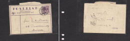DUTCH INDIES. Dutch Indies - Cover - Japanese Occup 1941 Tjimahi To Batavia Stat Lettersheet Used. Easy Deal. XSALE. - Netherlands Indies