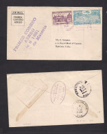 DOMINICAN REP. 1931 (Dic 8) First Flight. S. Pedro Macoris - Cuba, Nuevitos (9 Dic) Special Cachet. Multifkd Env. XSALE. - Repubblica Domenicana