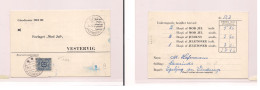 DENMARK. Cover  -. 1957 P.due Card. Easy Deal. XSALE. - Otros & Sin Clasificación