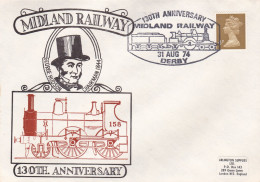 GB Engeland 1974 Midland Railway 130th Ann. 31-08-1974 - Trains