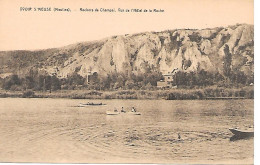 Yvoir Sur Meuse Rochers De Champal Vus De Hotel De La Roche - Yvoir