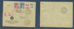 CZECHOSLOVAKIA. 1935 (7 March) Prague - Switzerland, Basel (9 March) Registred Multifkd Env, Comm Cachet. Fine. XSALE. - Other & Unclassified