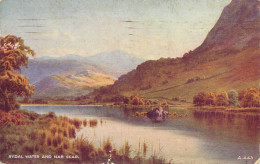 Scenic Postcard England Rydal Water And Nab Scar - Otros & Sin Clasificación