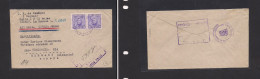 CUBA. Cuba Cover C.1930 Vedado To Germany Remscheid Registr Mult Fkd Env+cachet Lilac Vf. Easy Deal. XSALE. - Sonstige & Ohne Zuordnung