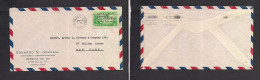 CUBA. 1939 (13 Nov) Habana - USA, NY. Cohete Postal Sobre Circulado Con Sello 10c Sobre Muy Bonito. XSALE. - Other & Unclassified