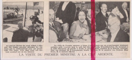 Liège - Visite 1° Ministre Van Zeeland - Orig. Knipsel Coupure Tijdschrift Magazine - 1937 - Non Classés