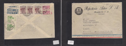 COLOMBIA. Colombia - Cover - 1947 Medellin Switz Bern Mult Fkd Env Airmail Nr. 3 Transoceanico. Easy Deal. XSALE. - Colombie