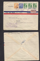 COLOMBIA. C. 1950. Chapinero - Alemania, Giessen. Air Multifkd Env "Avion 14 / Transoceanico" (xxx) VF. XSALE. - Colombie