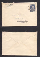 China - XX. C. 1930s. Shanghai - Germany, Stuttgart. Single Fkd Env. VF Bilingual Cachet. XSALE. - Autres & Non Classés