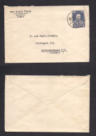 China - XX. C. 1930s. Shanghai - Germany, Stuttgart. Single Fkd Env. VF Bilingual Cachet. XSALE. - Other & Unclassified