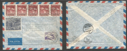 Chile - XX. 1957 (14 Nov) Concepcion - Austria, Salzburg (21 Nov) Air Multifkd Env, Incl "Ultima Hora" At 155 Pesos Rate - Cile