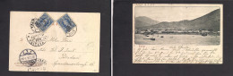 Chile - XX. 1905 (13 Ene) Taltal - Germany, Postdam (20 Feb) Via Valp. Photo Bug Ppc Multifkd. VF. XSALE. - Cile