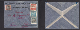 Chile - XX. 1934 (20 Dic) Santiago - Switzerland, Chur. Air Multifkd Env At 7,70 Pesos Rate. XSALE. - Chile