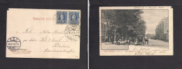 Chile - XX. 1904 (5 Ene) Taltal - Germany, Postdam (9 Febr) Multifkd Ppc Via Kalp Los Andes. XSALE. - Chile