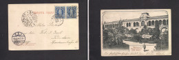 Chile - XX. 1904 (5 Ene) Taltal - Postdam, Germany (9 Feb) 10c Rate Multifkd Early Ppc. Club Aleman. Fine. XSALE. - Chile
