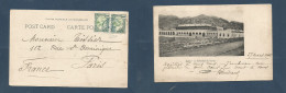 FRC - Somali Coast. 1905 (27 March) Djibouti - France, Paris. Multifkd Ppc, Blue Cds. Aden Photo Ppc. XSALE. - Other & Unclassified