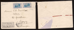 FRC - Senegal. 1922 (Sept) BELGIUM, Dakar - Germany, Leipzig. Multifkd Env With Special Belgian Cachet. Dover Ostedn, Th - Other & Unclassified