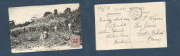 FRC - Martinique. 1913 (21 Febr) Fort De France - France, St. Michael. Sage 05 Ovptd Fkd Ppc. Sugar Cone Photo. Fine. XS - Other & Unclassified