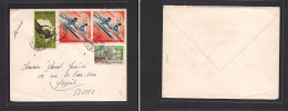 FRC - Guinea. FRC Guinea - Cover - 1965 Conakry To Switz Air Mult Fkd Env Sports Fauna. Easy Deal. XSALE. - Other & Unclassified