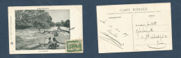 FRC - Congo. 1909 (1 Oct) Reverse Fkd Photo Ppc. The Rapids. XSALE. - Otros & Sin Clasificación