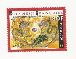 Polynésie-2000-Horoscope Chinois-Année Du Dragon - N° 612 ** - Neufs