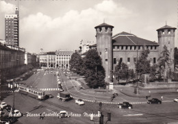 Torino Piazza Castello E Palazzo Madama ( Tram ) - Otros & Sin Clasificación