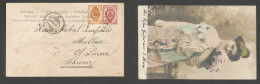 FINLAND. 1907 (11 March) TPO. Russian PO Multifkd Ppc To Switzerland, Malters (14 March) VF. XSALE. - Autres & Non Classés