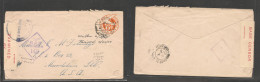 EGYPT. Egypt Cover - 1945 US Forces Stat Env Env To Mundelin, ILL, Palestine Censor Label XSALE. - Otros & Sin Clasificación