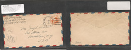 EGYPT. Egypt Cover - 1942 US Forces >APO 678 To Broklyn Stat Env XSALE. - Sonstige & Ohne Zuordnung