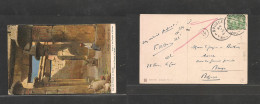 EGYPT. Egypt Cover - 1913 Continental Hotel Cachet To Bruges, Belgium Fkd Pcard, Fine XSALE. - Sonstige & Ohne Zuordnung