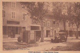 Cpa 01 Pont De Vaux Place Michel Polzat - Pont-de-Vaux