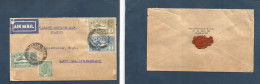 INDIA. 1932 (2 Febr) Karachi - Switzerland, St. Gall. Air Multifkd Env. VF. XSALE. - Altri & Non Classificati