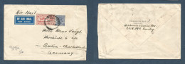 INDIA. 1934 (30 Oct) Bombay - Germany, Berlin. Air Multifkd Env At 15 Gr. International P.o. XSALE. - Other & Unclassified