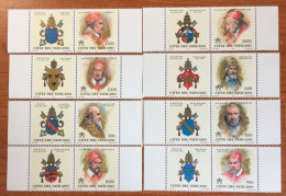 1999 - Vaticano - I Papi E Gli Anni Santi  - Serie Otto Valori - Nuovi - Unused Stamps