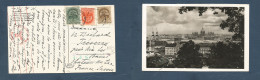 HUNGARY. 1941 (22 Dec) Budapest - France, Treserne. Tricolor Nazi Censored Multifkd Ppc, Cds. XSALE. - Other & Unclassified