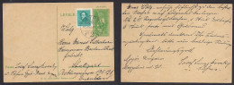 HUNGARY. 1935 (11 March) Gyor - Germany, Stuttgart. 6 Fill Green Stat Card + Adtl, Tied Cds. Fine. XSALE. - Other & Unclassified