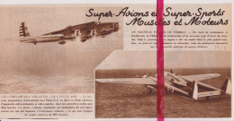 Eindhoven - Nieuwe Fokker, Super Avions  - Orig. Knipsel Coupure Tijdschrift Magazine - 1937 - Non Classés