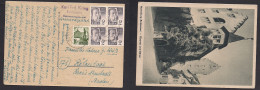 GERMANY - XX. 1948 (20 June) Soviet Zone, Baden, Konstanz - Rotenbach. Multifkd P Card, Tied Cds. XSALE. - Autres & Non Classés