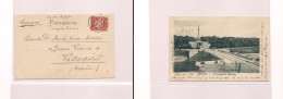 GERMANY. Germany - Cover -1902 Munchen To Spain, Valladolid Uppr Centre Heartlands Castilla La Vieja, Fkd Card Better De - Other & Unclassified
