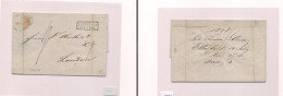 GERMANY. Germany - Cover - 1848 Elberfeld To London, UK EL Box Ds Depart +charge. Prusia. Easy Deal. XSALE. - Other & Unclassified
